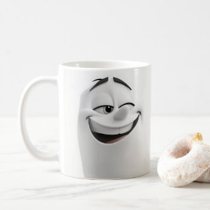 Winking-Cartoon-Gesichter 3D-Tasse 2 Kaffeetasse