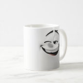 Winking-Cartoon-Gesichter 3D-Tasse 2 Kaffeetasse (VorderseiteRechts)