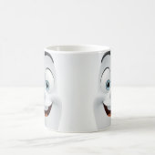Winking-Cartoon-Gesichter 3D-Tasse 3 Kaffeetasse (Mittel)