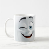 Winking-Cartoon-Gesichter 3D-Tasse 3 Kaffeetasse (Links)