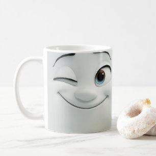 Winking-Cartoon-Gesichter 3D-Tasse 4 Kaffeetasse
