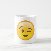 Winking - Emoji Kaffeetasse (Mittel)