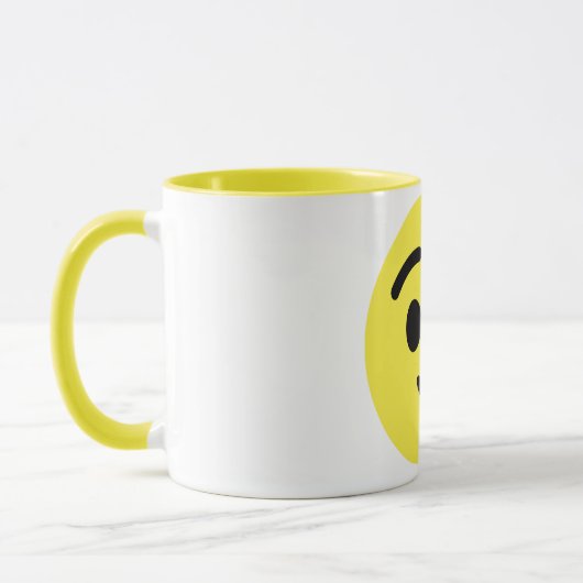Winking Face Emoji Tasse (Links)