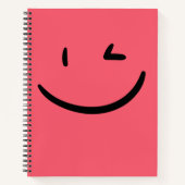 Winking-Face-Notebook Notizblock (Vorderseite)