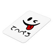 Winking Face Tongue Out て へ ぺ ろ Tehepero | Hopfen Magnet (Linke Seite)