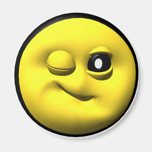 Winking gelb magnet (Vorne)