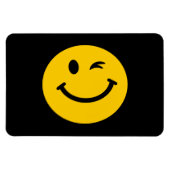 Winking-Gesicht Magnet (Horizontal)