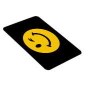 Winking-Gesicht Magnet (Rechte Seite)