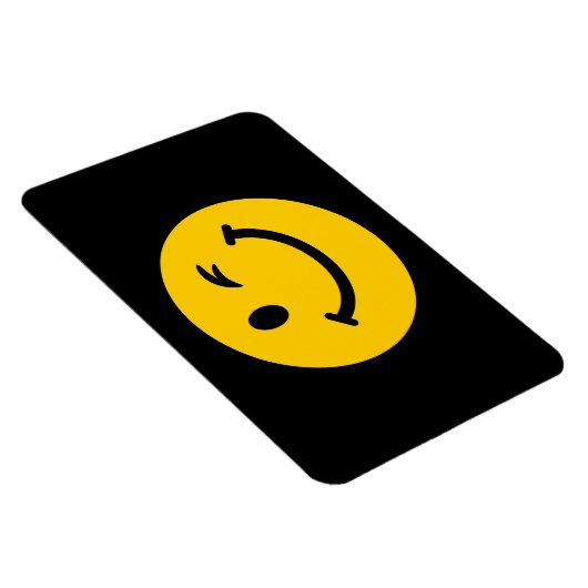 Winking-Gesicht Magnet (Rechte Seite)