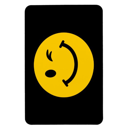 Winking-Gesicht Magnet (Vertikal)