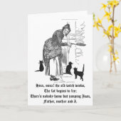 Winking Hexenkraut Kinderzimmer Rhyme Karte (Gelbe Blume)