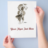 Winking Horse Viel Glück! Flyer (Hand)