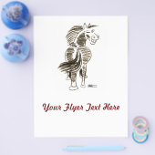 Winking Horse Viel Glück! Flyer (Einzeln)