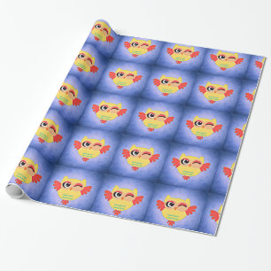 Winking Owl Geschenkpapier