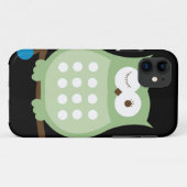 Winking Owl iPhone 5 Fall (grün) Case-Mate iPhone Hülle (Rückseite (Horizontal))