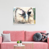 Winking Owl Leinwanddruck (Insitu (Wohnzimmer))