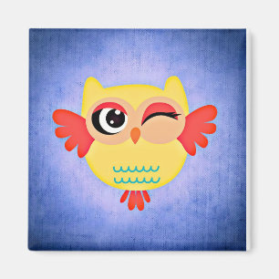 Winking Owl Magnet