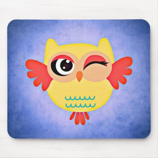 Winking Owl Mousepad (Vorne)