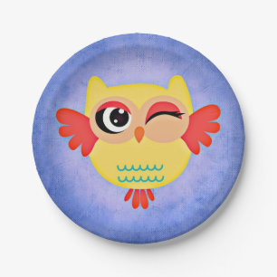 Winking Owl Pappteller