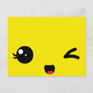 Winking Postkarte