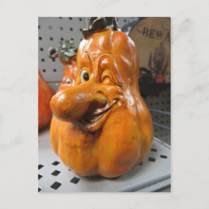 Winking Pumpkin Postkarte