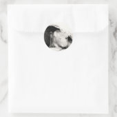 Winking Rat! Runder Aufkleber (Tasche)