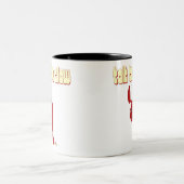 Winking Red Lobster sprechen über das Gesetz Zweifarbige Tasse (Mittel)