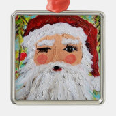 Winking Santa Ornament (Vorne)