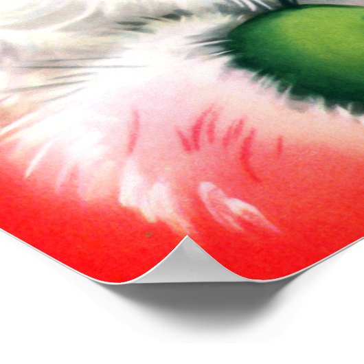 Winking Santa Poster (Ecke)