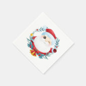 Winking Santa Serviette (Ecke)