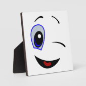WINKING SMILEY FOTOPLATTE (Vorderseite)