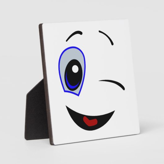 WINKING SMILEY FOTOPLATTE (Vorderseite)