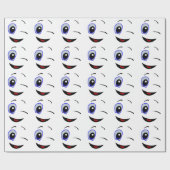 WINKING SMILEY GESCHENKPAPIER (Flach)