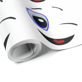 WINKING SMILEY GESCHENKPAPIER (Rolleneckpunkt)