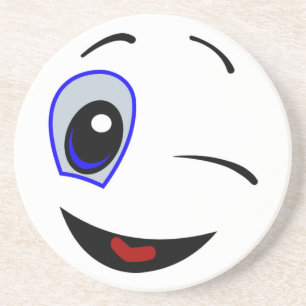 WINKING SMILEY GETRÄNKEUNTERSETZER