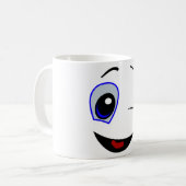 WINKING SMILEY KAFFEETASSE (Vorderseite Links)
