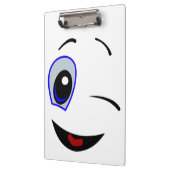 WINKING SMILEY KLEMMBRETT (Links)