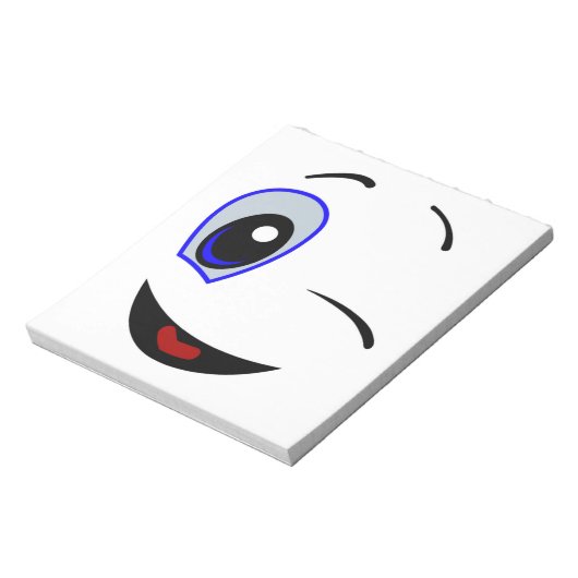 WINKING SMILEY NOTIZBLOCK (Rotiert)