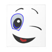 WINKING SMILEY NOTIZBLOCK (Vorderseite)