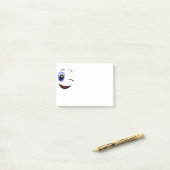 WINKING SMILEY POST-IT KLEBEZETTEL (Auf Schreibtisch)