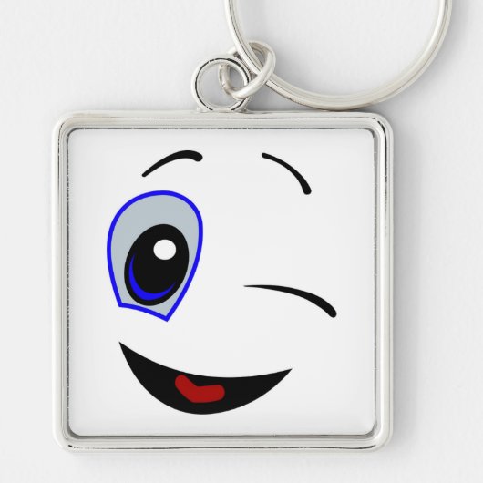 WINKING SMILEY SCHLÜSSELANHÄNGER (Vorne)