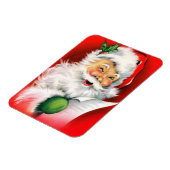 Winking Weihnachten naughty oder Nice List Funny Magnet (Linke Seite)