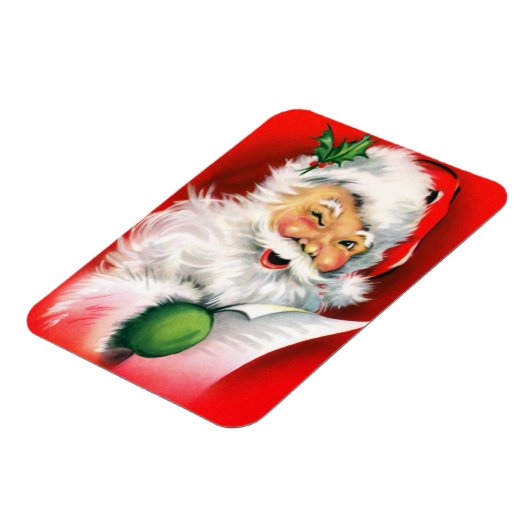 Winking Weihnachten naughty oder Nice List Funny Magnet (Linke Seite)