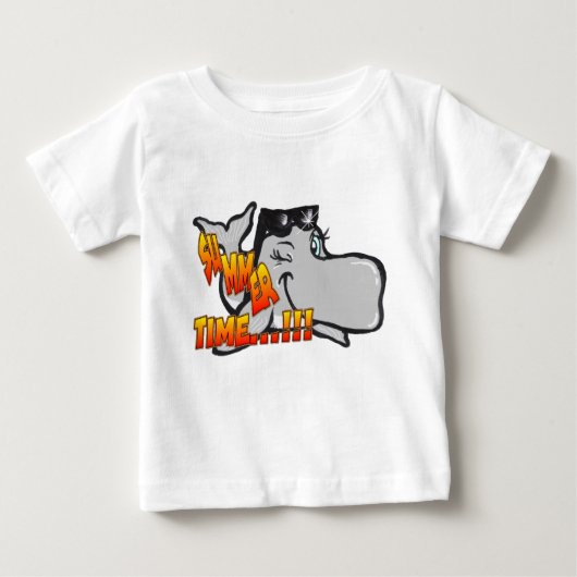 Winking Whale Baby T - Shirt (Vorderseite)