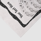 Winking White Cat tanzen auf Piano Black Frame Seidenpapier (Ausschnitt)