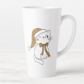 Winking Winter Cat Milchtasse (Rechts)