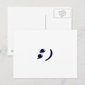 winklig postkarte (Vorne/Hinten)
