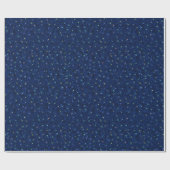 Winkling Stars auf Blue ID878 Geschenkpapier (Flach)