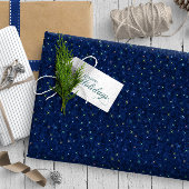 Winkling Stars auf Blue ID878 Geschenkpapier