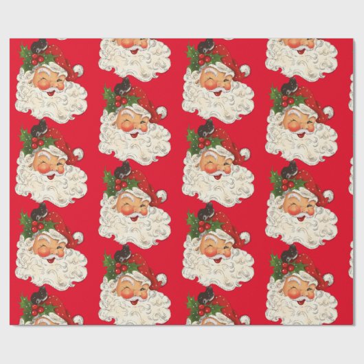 Winklinge eye Weihnachtskopf Geschenkpapier (Flach)